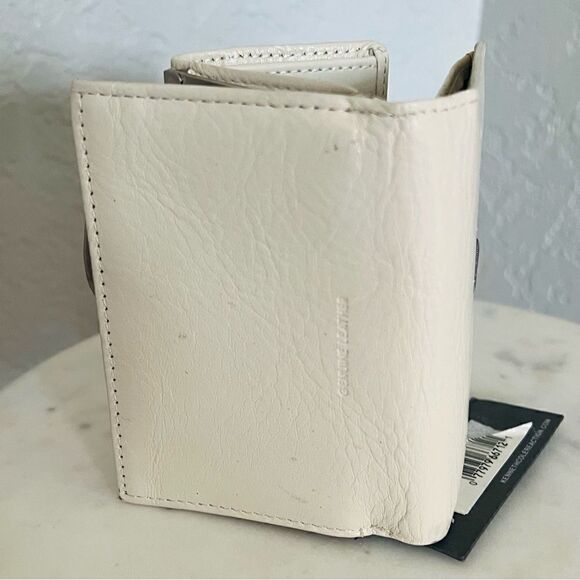 KENNETH COLE‎ REACTION VINTAGE WALLET WITH SOLAR POWERED CALCULATOR, Ivory, NWT - Picture 12 of 16